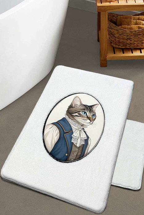 Mijölnir Juego de alfombrillas de baño Modcat - Ecru (2 piezas) Mijölnir Juego de alfombrillas de baño Modcat - Ecru (2 piezas)